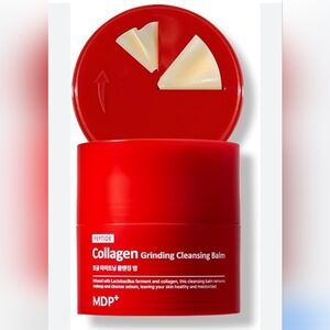 MDP Peptide Grinding Red Collagen Cleansing Balm Make Up Remover.
